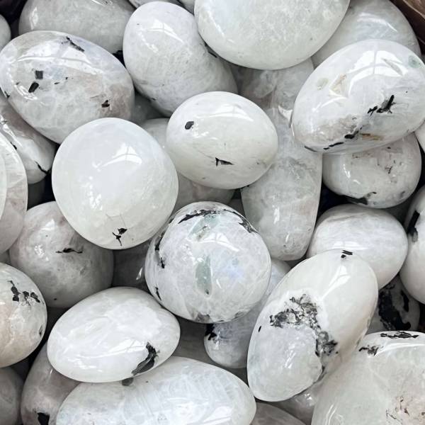 rainbow moonstone tumblestones