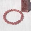 strawberry quartz bracelet