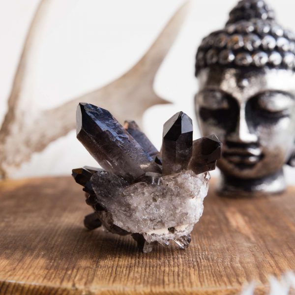 Smokey quartz cluster - Image 3