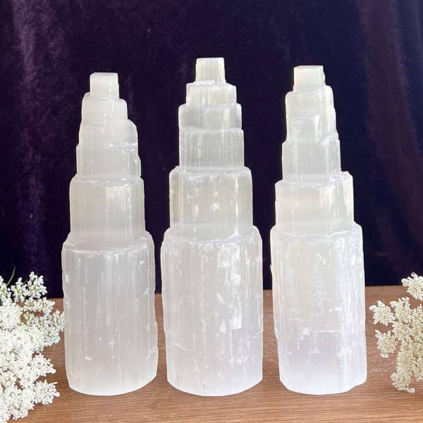 natural selenite towers