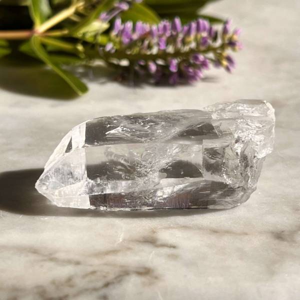 natural lemurian quartz point