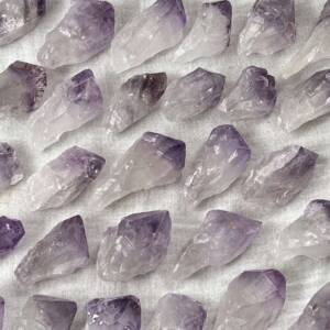 natural amethyst points