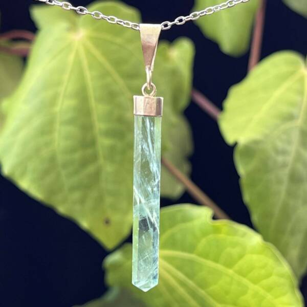 green fluorite pendant