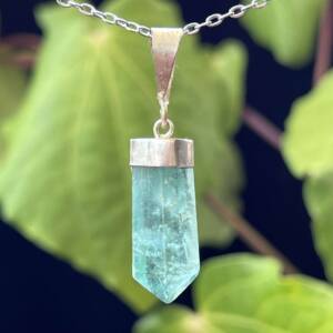 green fluorite pendant