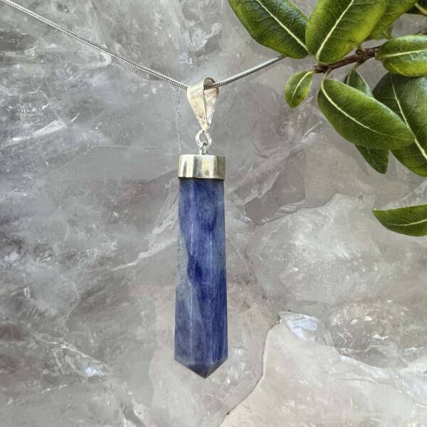 blue quartz pendant