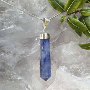 blue quartz pendant