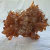 natural mandarin quartz cluster hematite on quartz tangerine quartz points