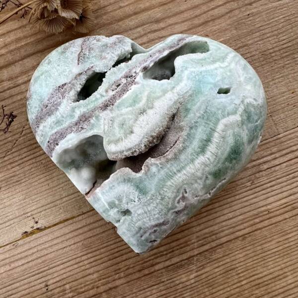 Caribbean calcite heart