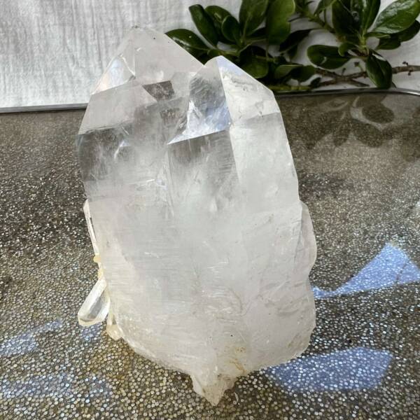 clear quartz cluster