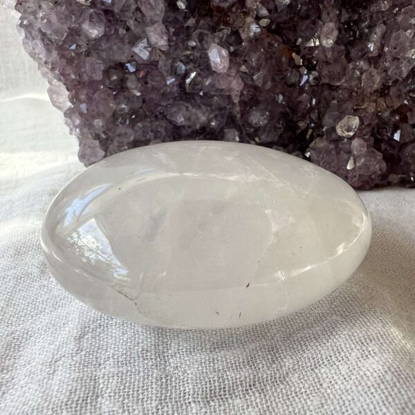 large clear quartz tumblestone