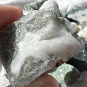 Natural moss agate