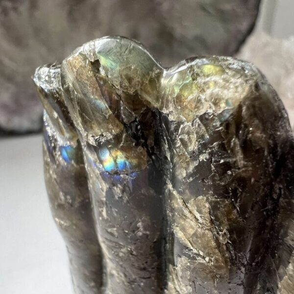 labradorite hand