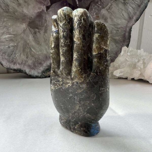 labradorite hand