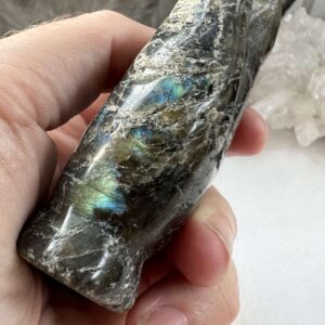 labradorite hand