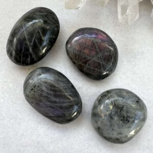 labradorite tumblestone spectrolite feldspar natural polished mineral rock
