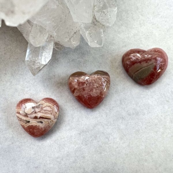 rhodochrosite hearts