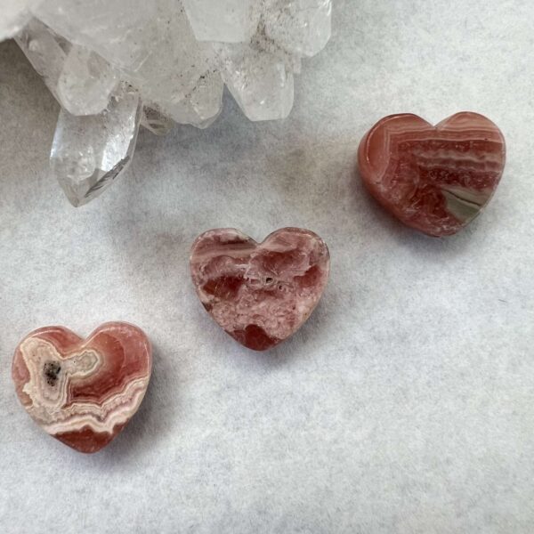 rhodochrosite hearts