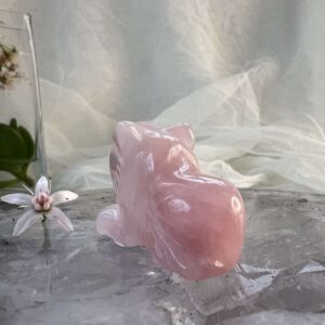 rose quartz lion