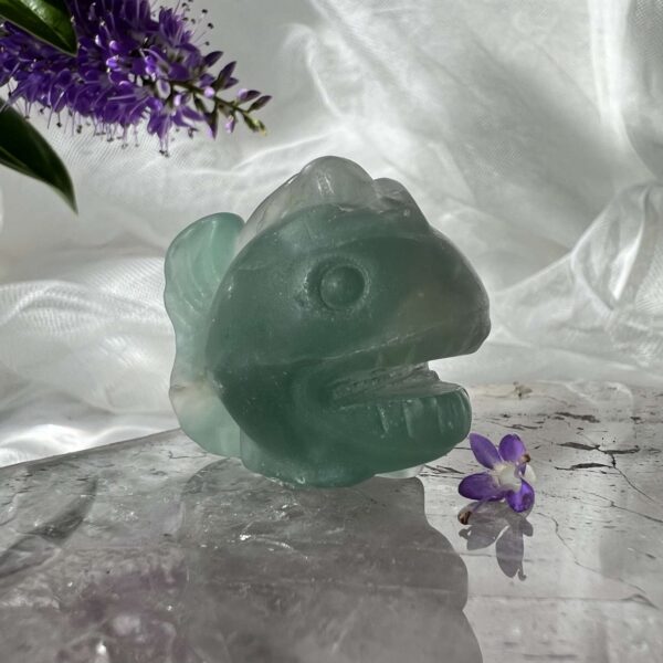 green fluorite fish