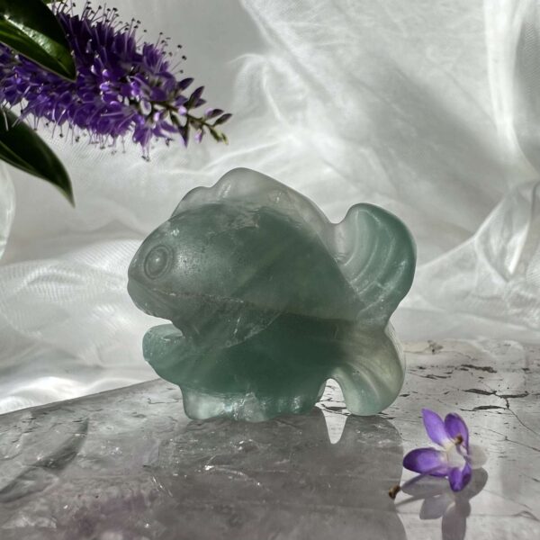 green fluorite fish