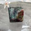 ruby zoisite geometric shape red corundum in tanzanite