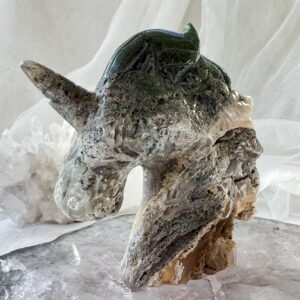 moss agate unicorn