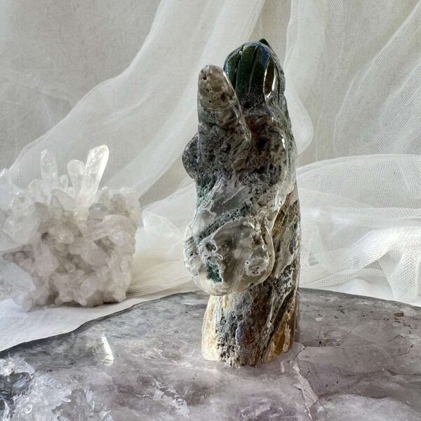 moss agate unicorn