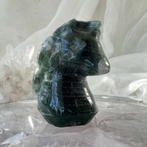 moss agate unicorn