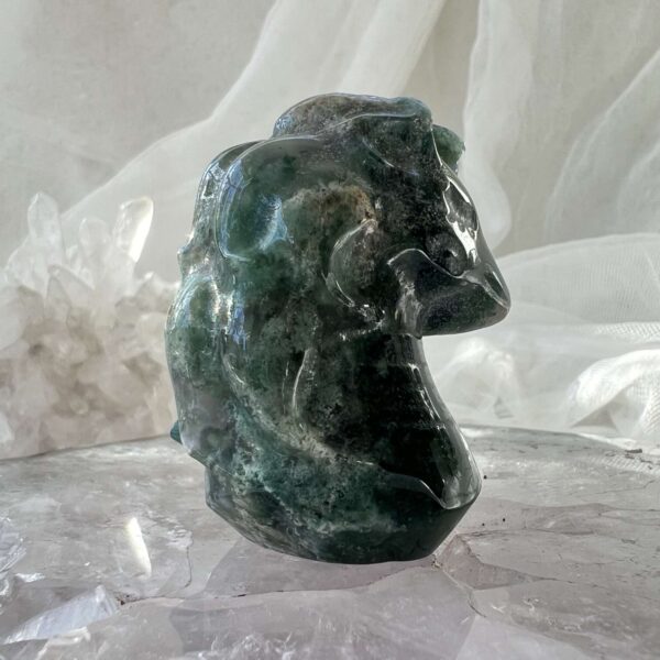 moss agate unicorn