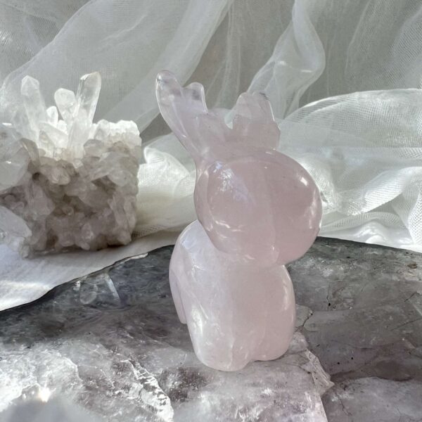 rose quartz reindeer