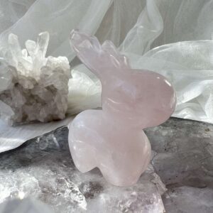 rose quartz reindeer