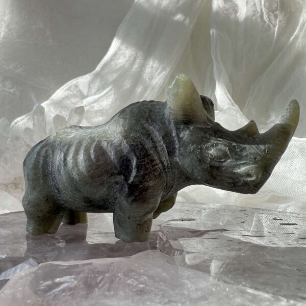 labradorite rhino