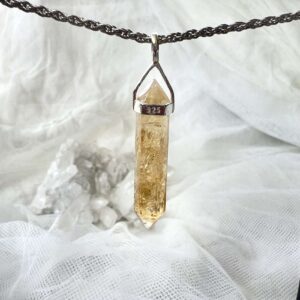 citrine pendant