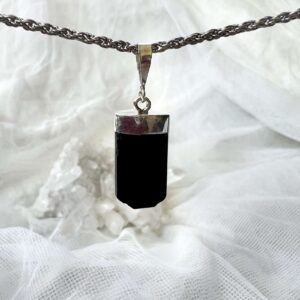 black tourmaline pendant