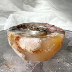 flower agate bowl