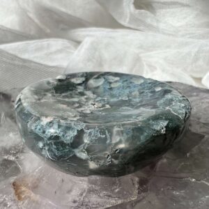 moss agate dish