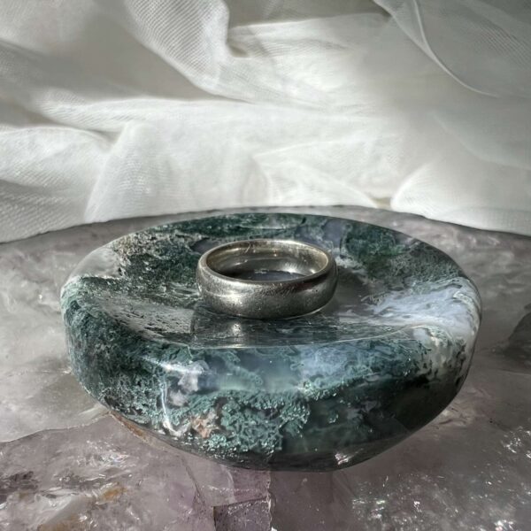 moss agate dish