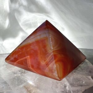 agate pyramid crystal pyramid sacred geometry banded quartz home decor crystal display