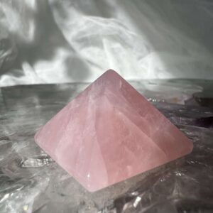 rose quartz pyramid