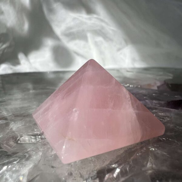 rose quartz pyramid