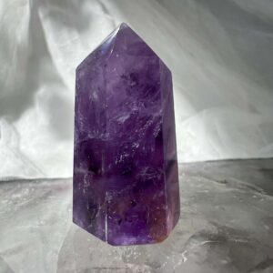 amethyst tower amethyst point natural crystal home decor purple quartz