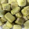 serpentine tumblestone natural polished green mineral online crystal shop