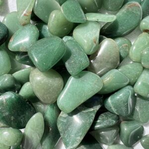 aventurine tumblestone green quartz crystal polished natural rock online crystal shop