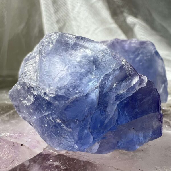 natural blue fluorite crystal blue rock throat chakra healing crystal shop online