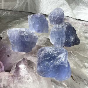 natural blue fluorite