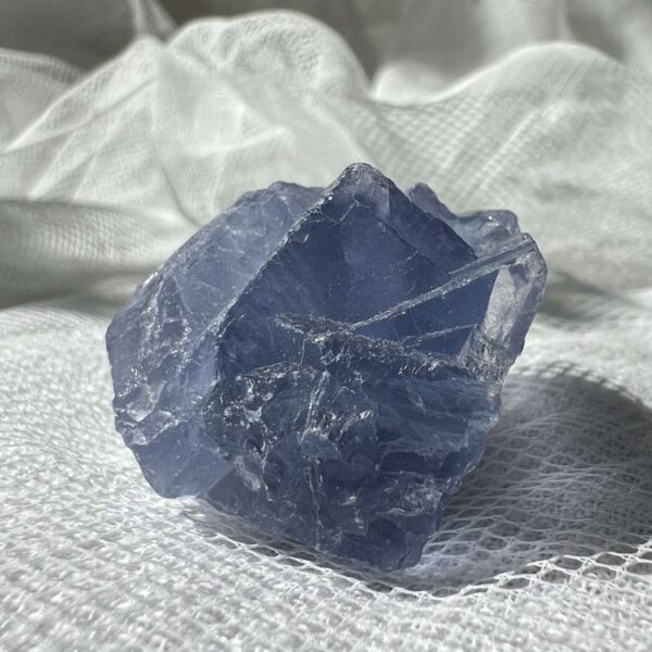 natural blue fluorite