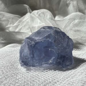 natural blue fluorite