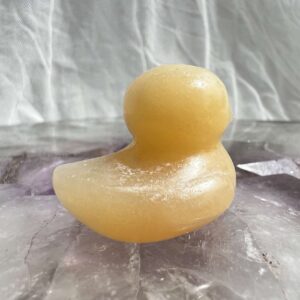 yellow calcite duck