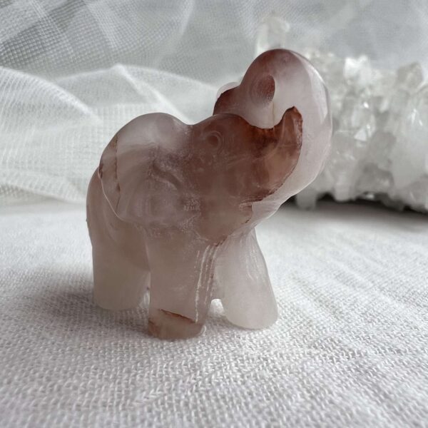 strawberry quartz elephant