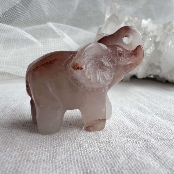 strawberry quartz elephant